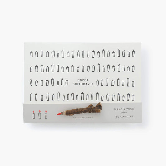 Postcard set - 100 Candles