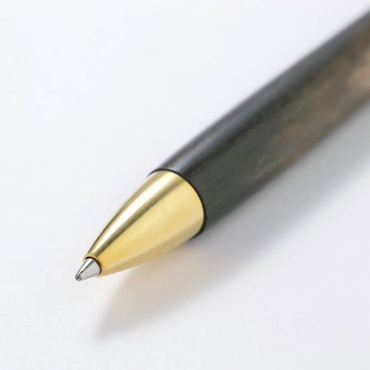 Handcrafted ballpoint pen - クロガキ