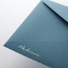 封筒　Greyish blue