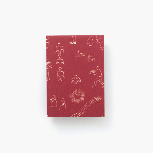 Mini note - Palmehuset / History(Burgundy)