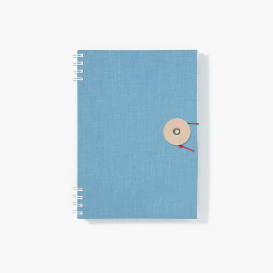 B6 notebook - Blockcloth / Sky