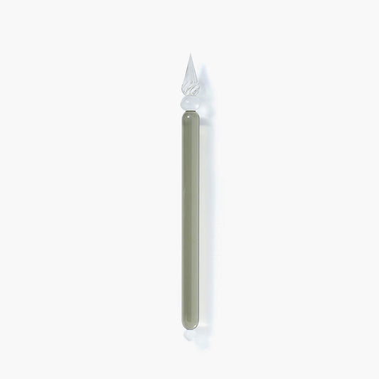 Lauscha glass pen - Grey