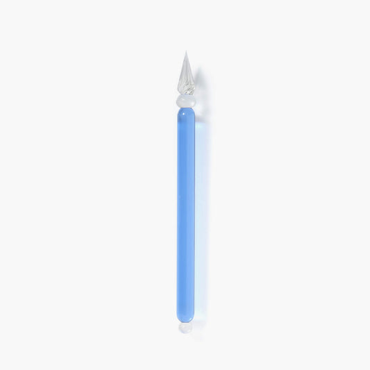Lauscha glass pen - Blue