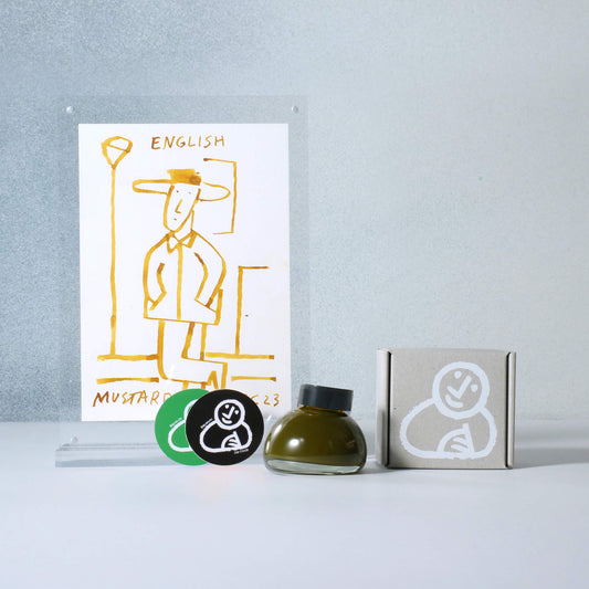 Colour specimen - Jay Cover 01/English mustard