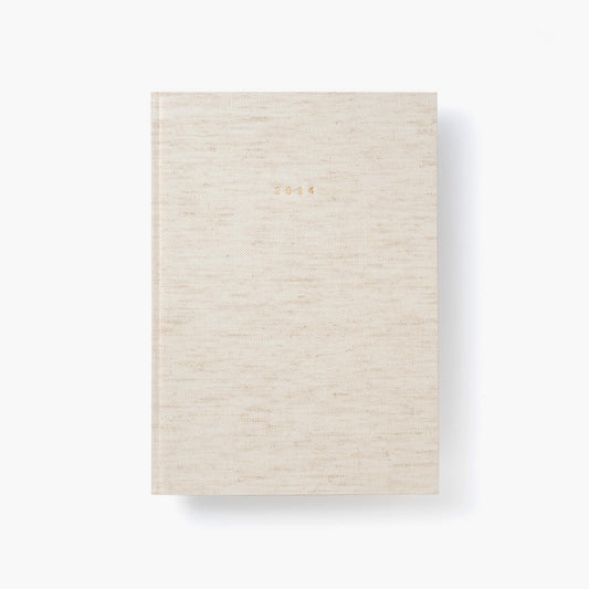 Foil stamped notebook - A5 notebook/Beige