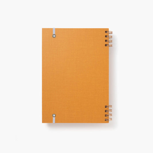 B6 notebook - 製本クロス / Orange
