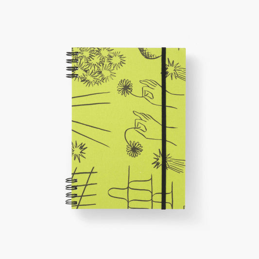 B6 notebook - palmehuset/Fortune (Mastard)