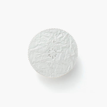 PAPER LEATHER COASTER - WHITE