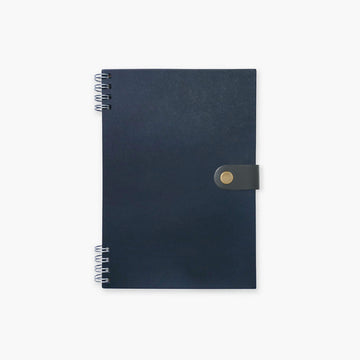 B6 notebook - 革 / Navy