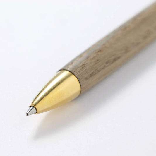 Handcrafted ballpoint pen - Jindai tamo ash
