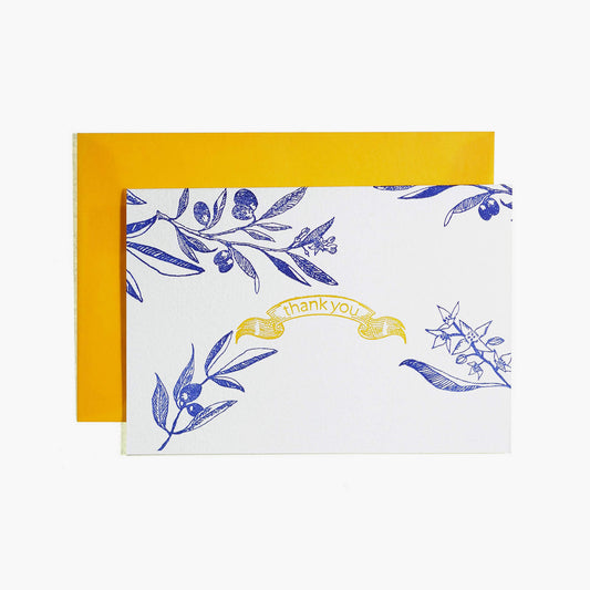 Card - Spring olive