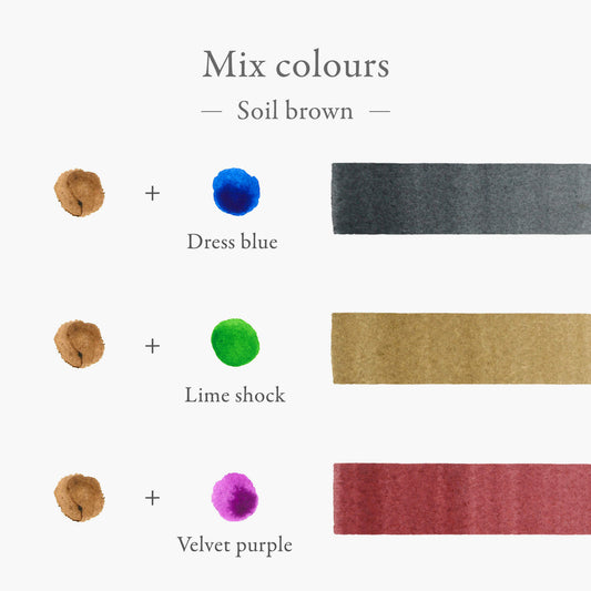 Inkstand colour - Soil brown