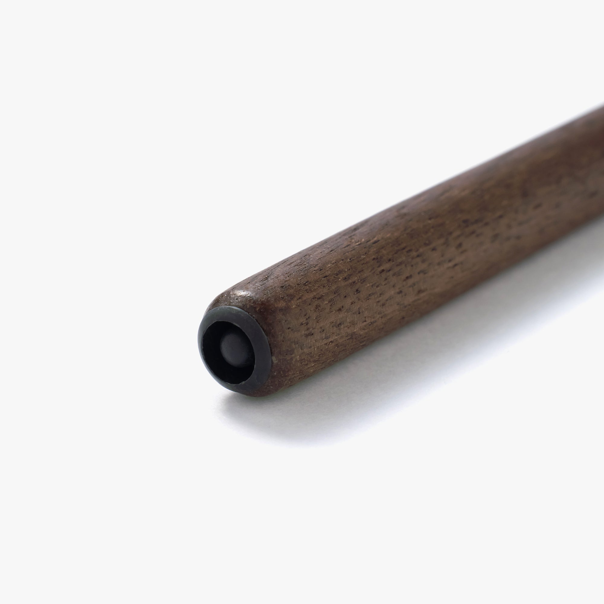 【馬万年筆】ウォールナット 平井木工挽物所 万年筆 雲舟シリーズ 14金ペン先 ＜ペン休め