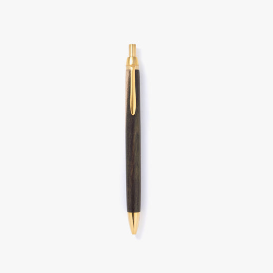 Handcrafted ballpoint pen - Black persimmon