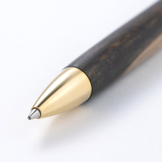 Handcrafted ballpoint pen - Black persimmon