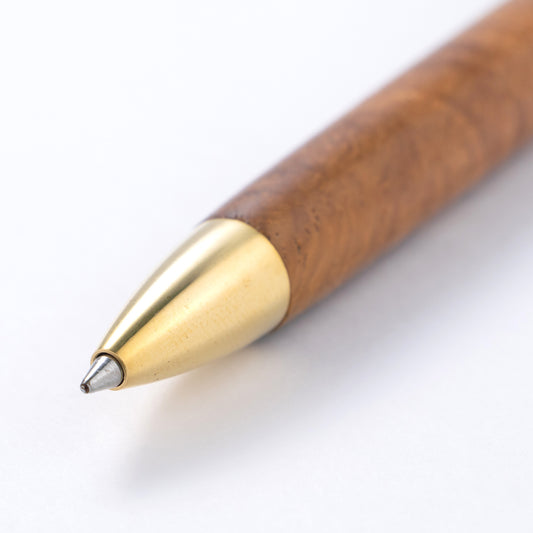Handcrafted ballpoint pen - Burma padauk