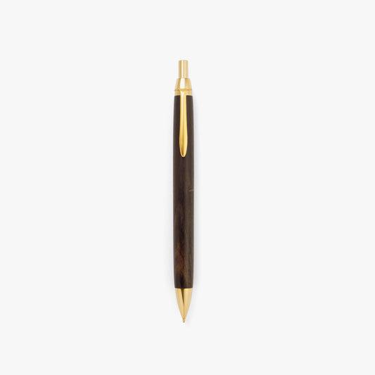 Handcrafted mechanical pencil - Black persimmon