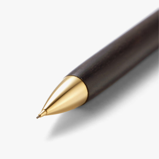 Handcrafted mechanical pencil - Black persimmon