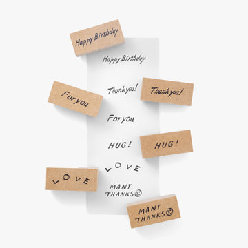 Rubber stamp - Palmehuset/Message