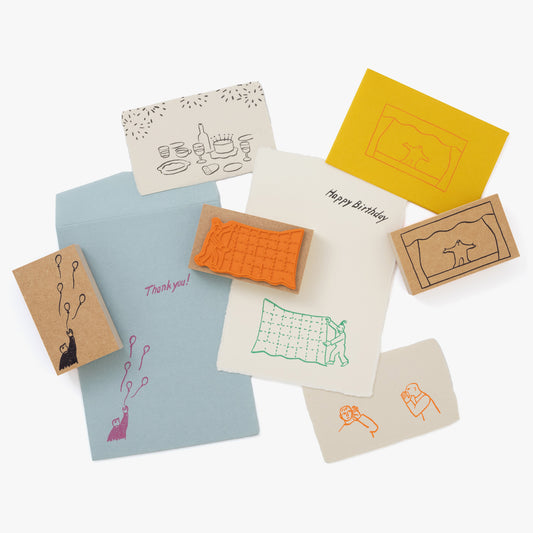 Rubber stamp - Palmehuset/L