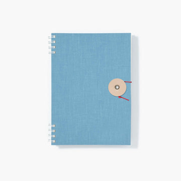 B6 notebook - Blockcloth / Sky