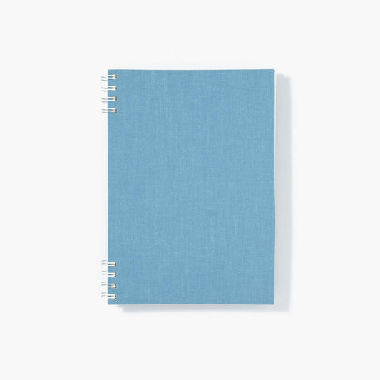 B6 notebook - Bookcloth/Sky