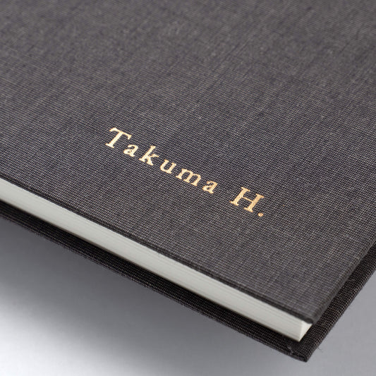 名入れノート - A5 notebook/Grey