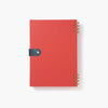 B6 notebook - 製本クロス / Red