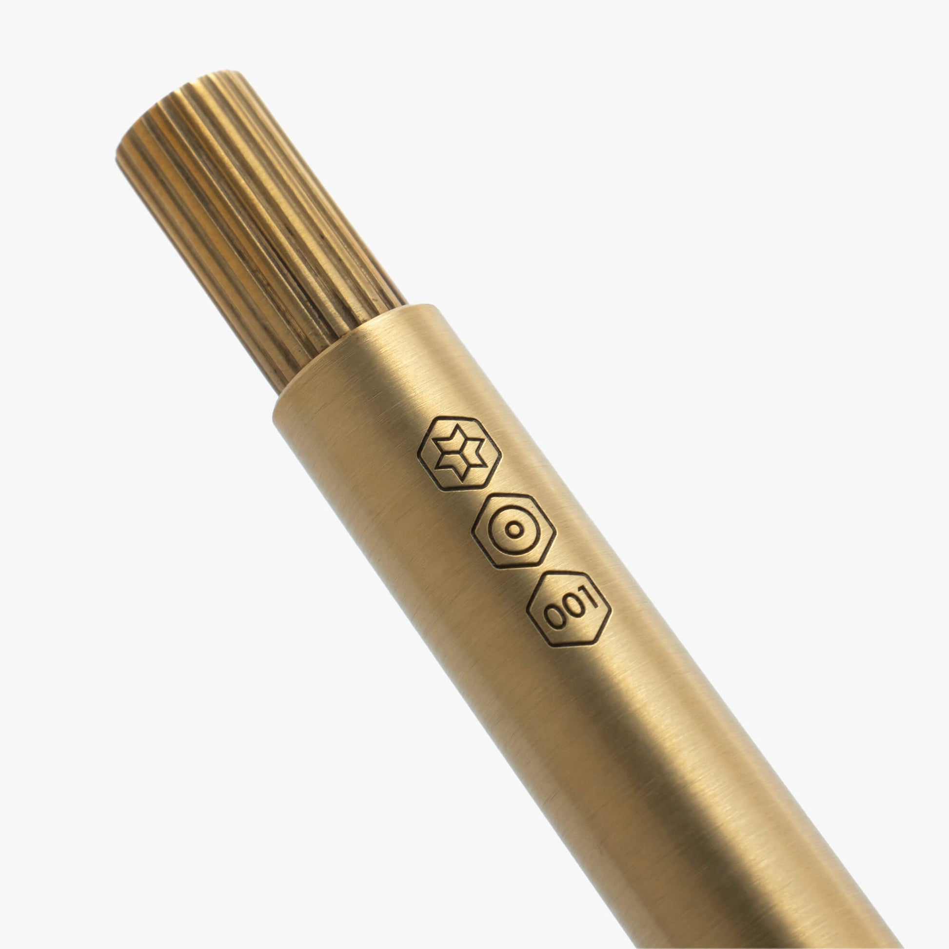 Ajoto Natural Spun Brass Pen