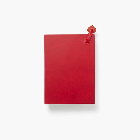 Hagire leather clip memo pad