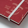 B6 notebook -  palmehuset/History (Burgundy)