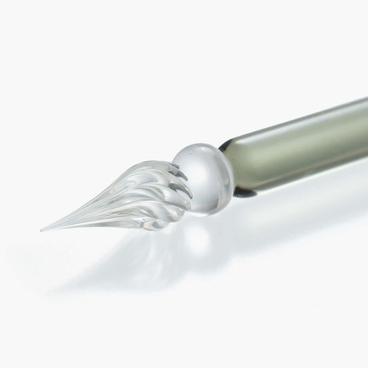 Lauscha glass pen - Grey