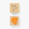 Rubber stamp - Palmehuset/Little friend M