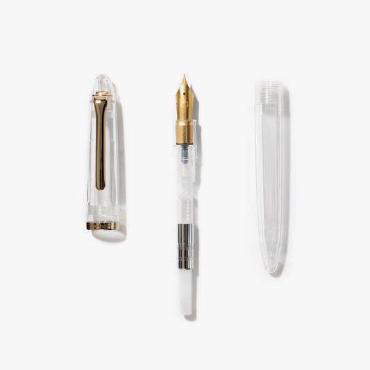 Clear fountain pen