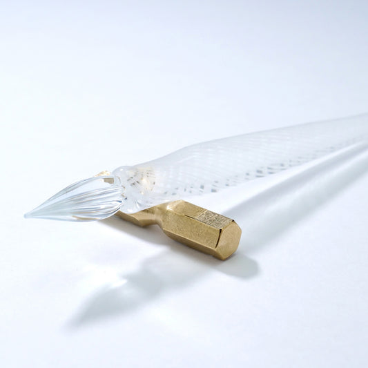 Basic glass pen - Snow willow