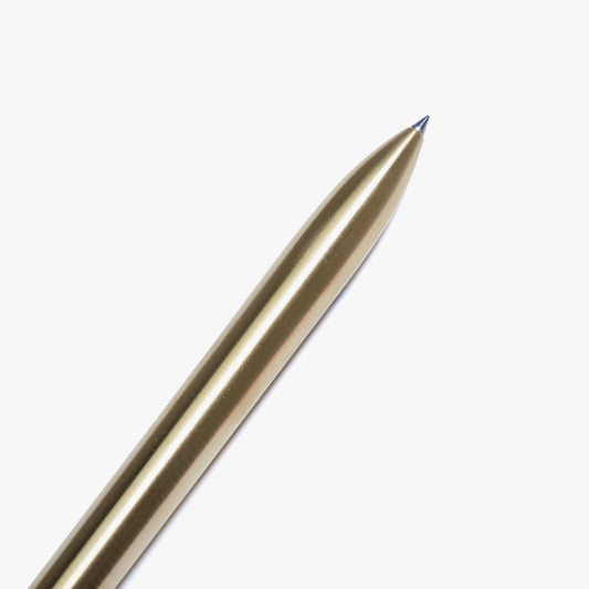The pen - Brass natural spun