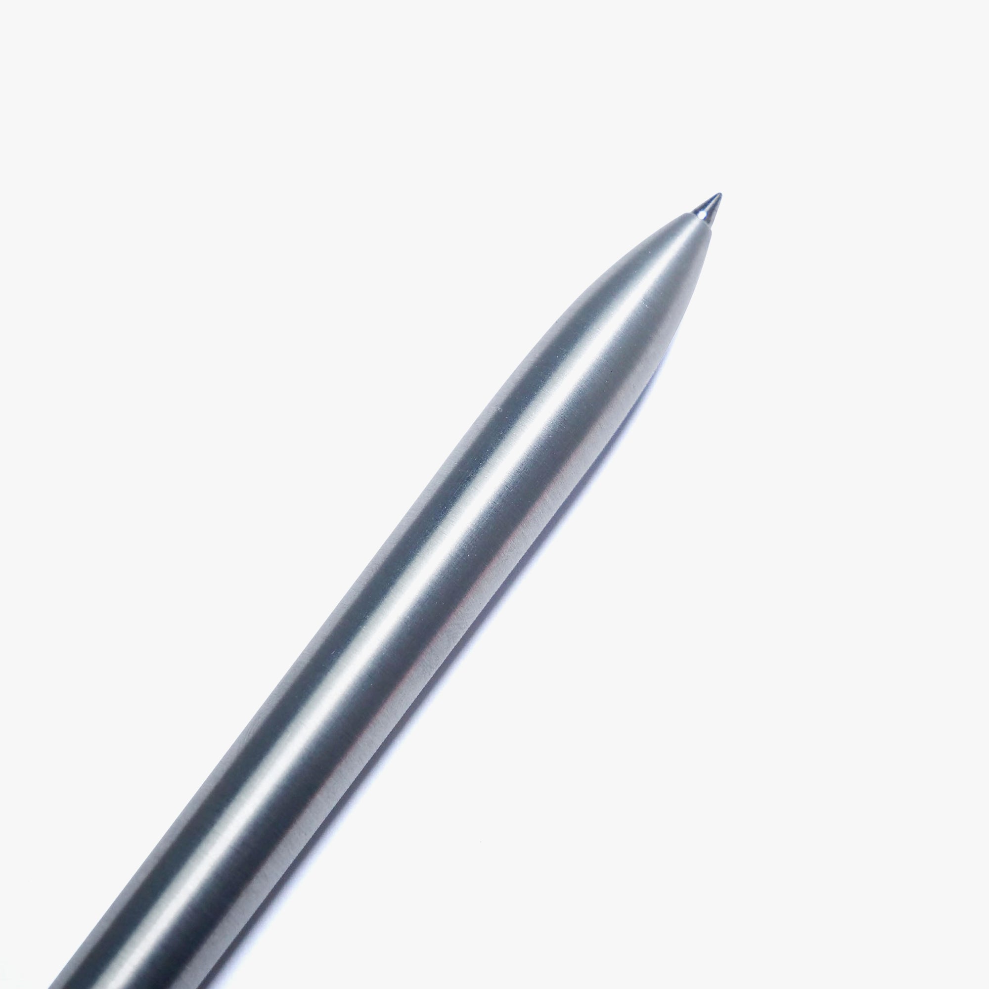 THE PEN Aluminium Silver Natural Spun – Kakimori