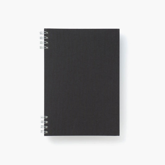 B6 notebook - Banshu-ori/Black