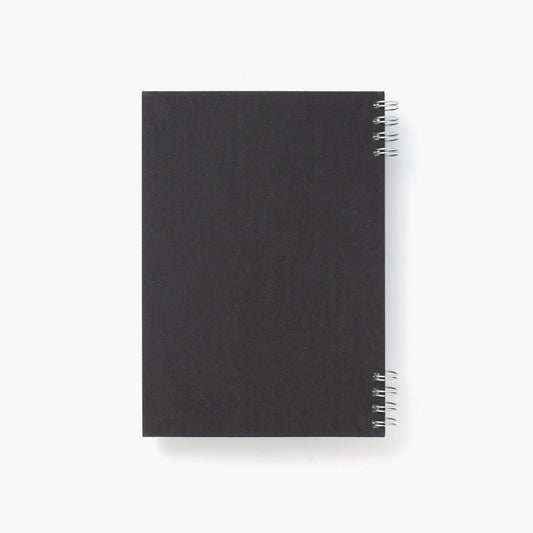 B6 notebook - 播州織 / Black