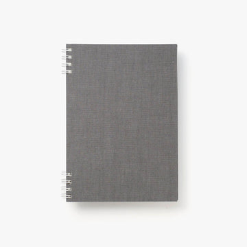 B6 notebook - Banshu-ori/Light grey