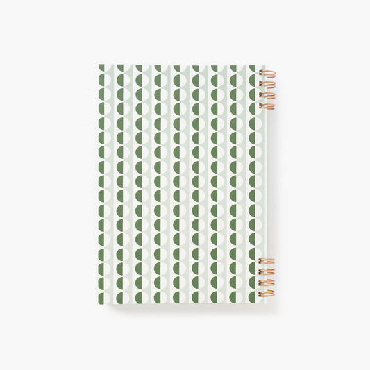 B6 notebook - Ola studio/Sophie print in blue & green