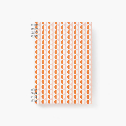 B6 notebook - Ola Studio/Sophie print in pink & orange